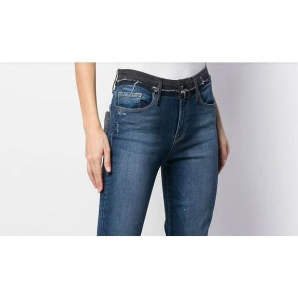 Frame Womens Jentri Lane Le High Skinny Jeans Blue‎ Denim Medium Wash Size 26 - Picture 1 of 12